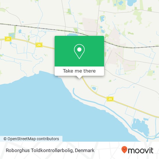 Roborghus Toldkontrollørbolig map