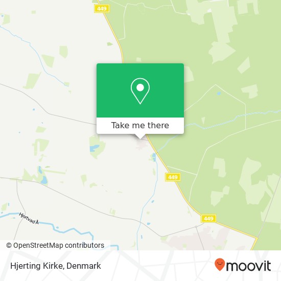 Hjerting Kirke map