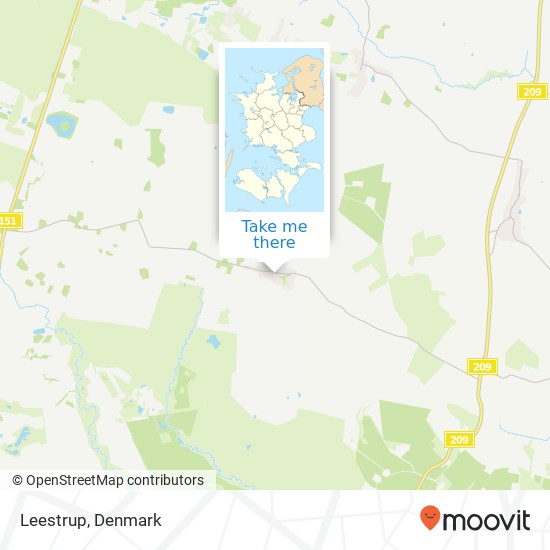 Leestrup map