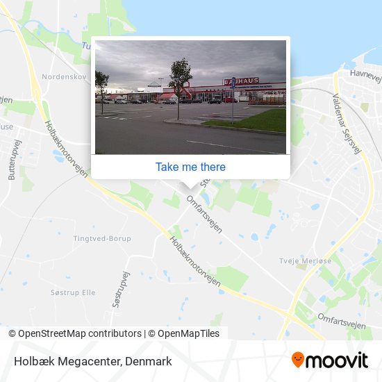 Holbæk Megacenter map