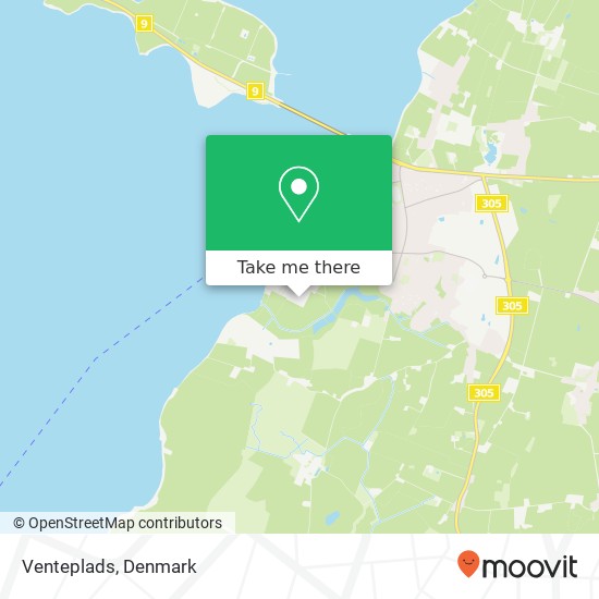 Venteplads map