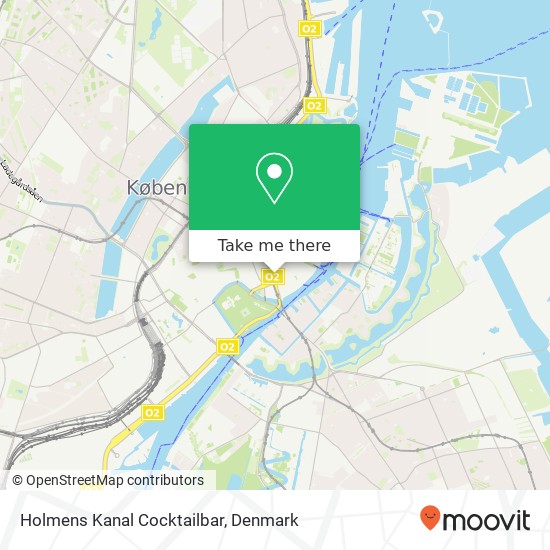 Holmens Kanal Cocktailbar map