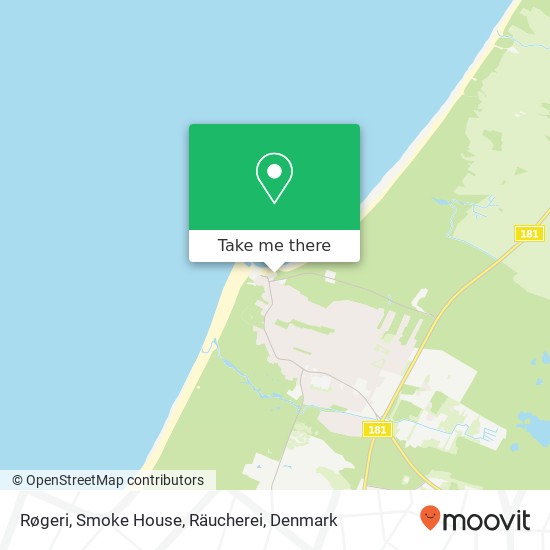 Røgeri, Smoke House, Räucherei map