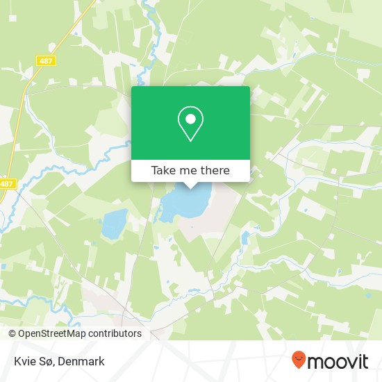 Kvie Sø map
