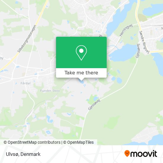 Ulvsø map