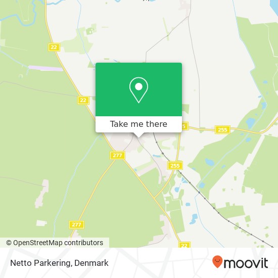 Netto Parkering map