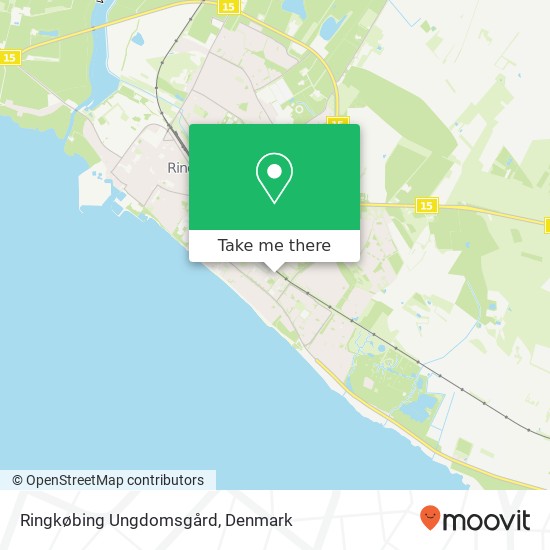 Ringkøbing Ungdomsgård map
