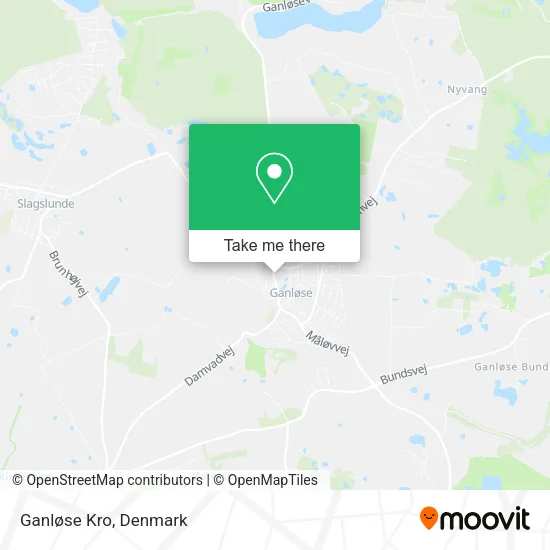 Ganløse Kro map