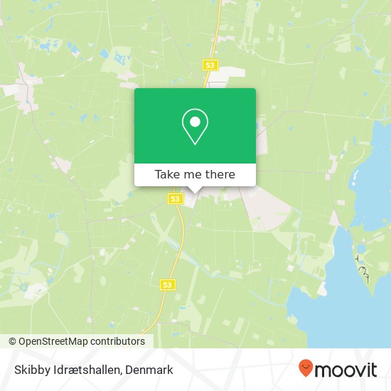 Skibby Idrætshallen map