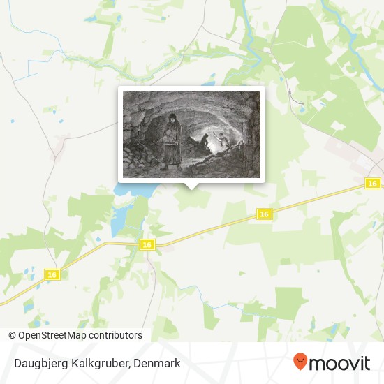Daugbjerg Kalkgruber map