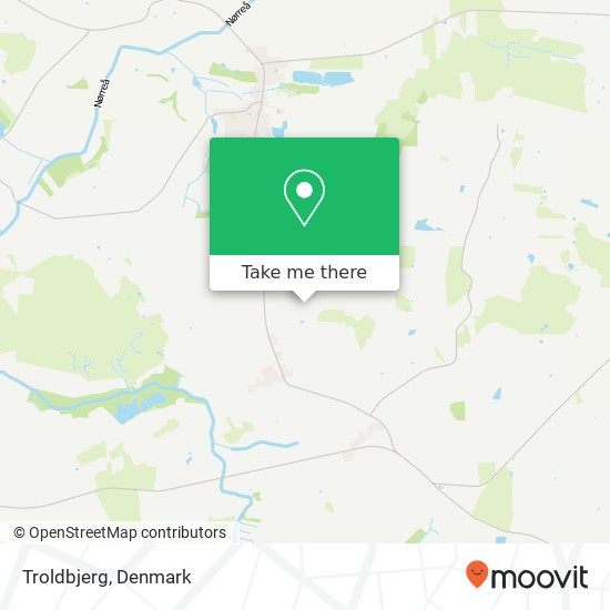 Troldbjerg map