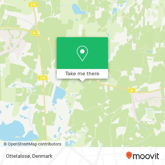 Ottetalssø map