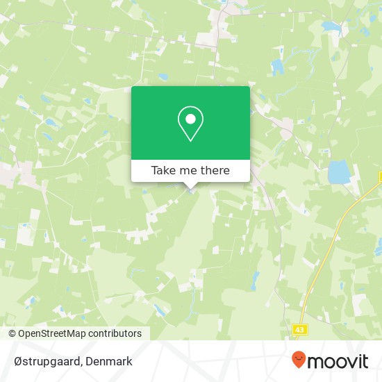 Østrupgaard map