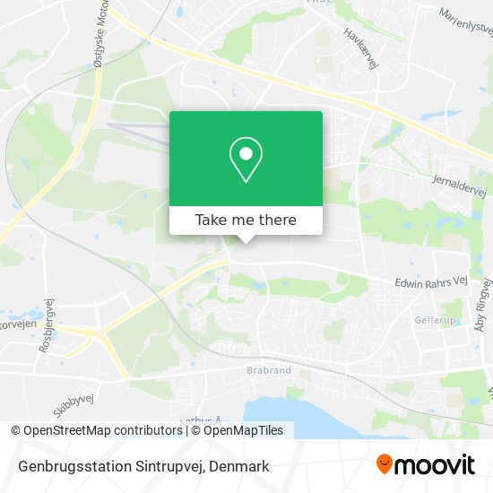 Genbrugsstation Sintrupvej map