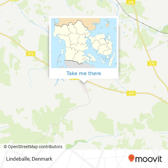 Lindeballe map