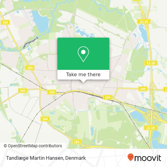 Tandlæge Martin Hansen map
