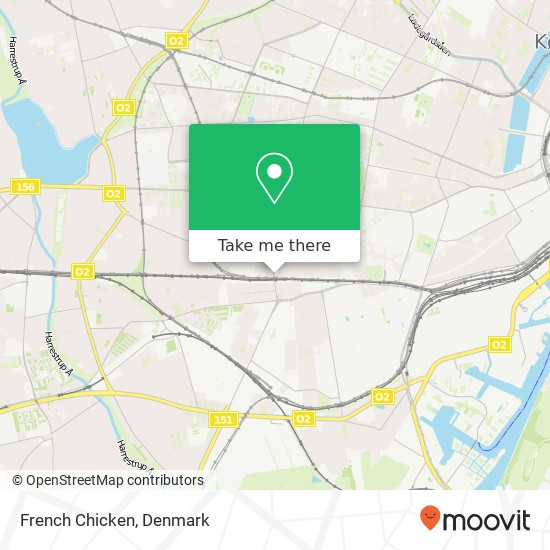 French Chicken map