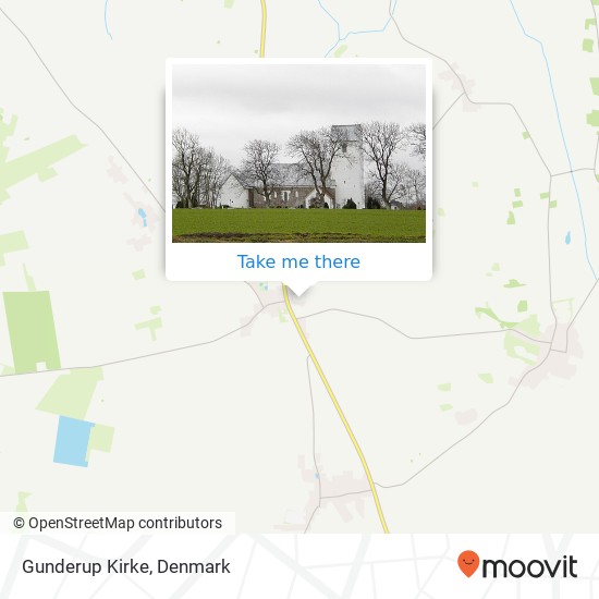 Gunderup Kirke map