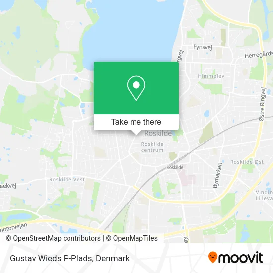 Gustav Wieds P-Plads map
