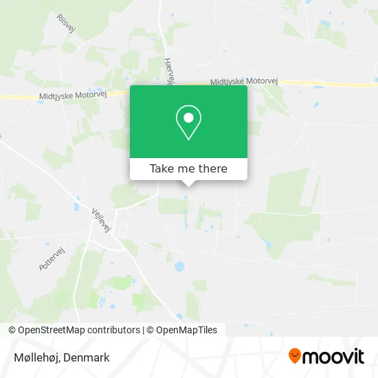 Møllehøj map