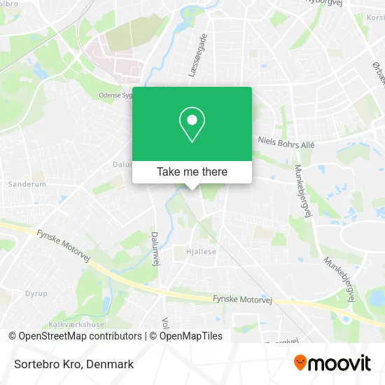 Sortebro Kro map