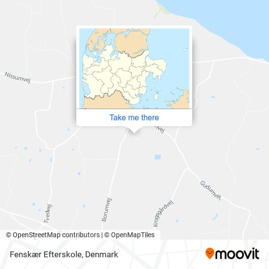 Fenskær Efterskole map