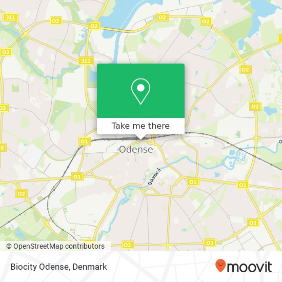 Biocity Odense map