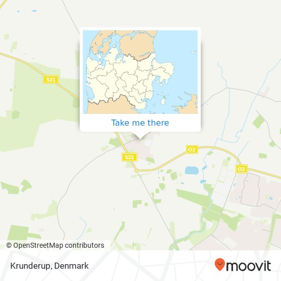 Krunderup map
