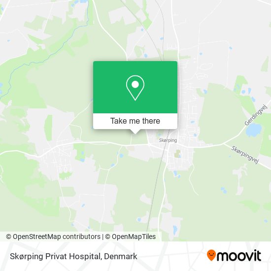 Skørping Privat Hospital map