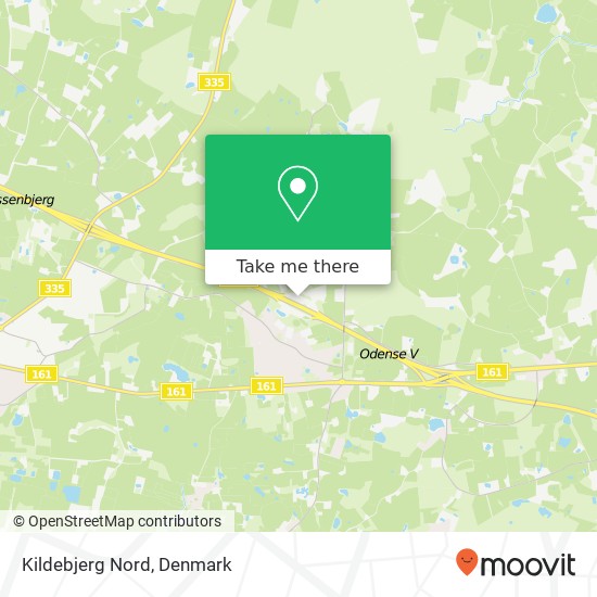 Kildebjerg Nord map