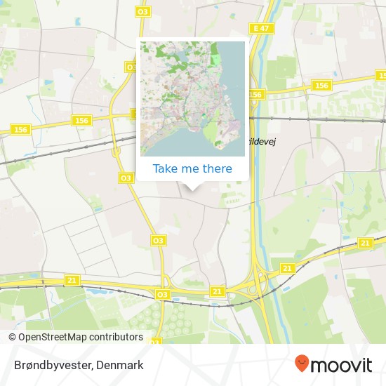 Brøndbyvester map