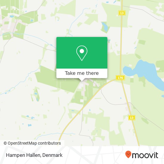 Hampen Hallen map