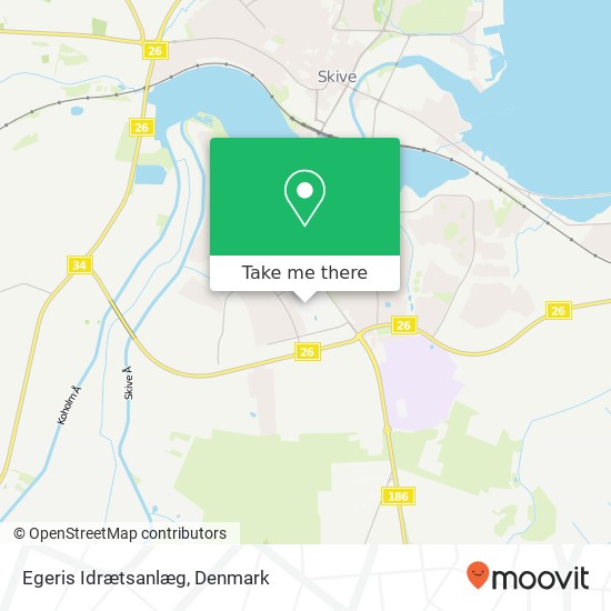 Egeris Idrætsanlæg map