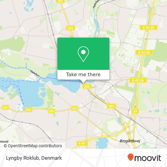 Lyngby Roklub map