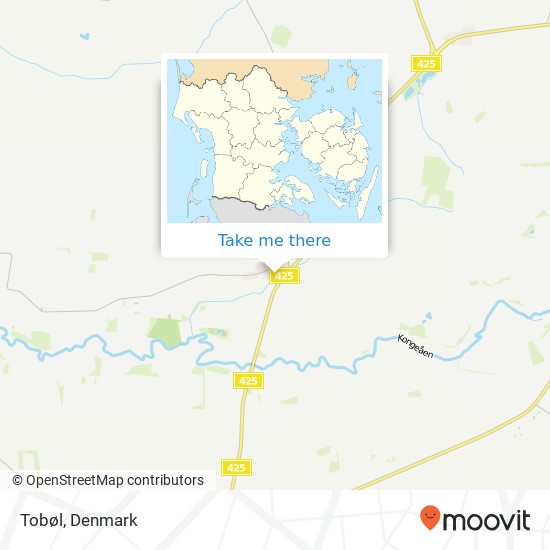 Tobøl map
