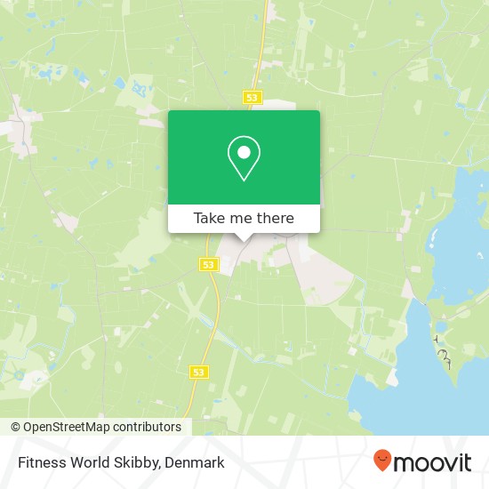 Fitness World Skibby map