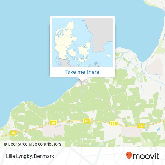 Lille Lyngby map