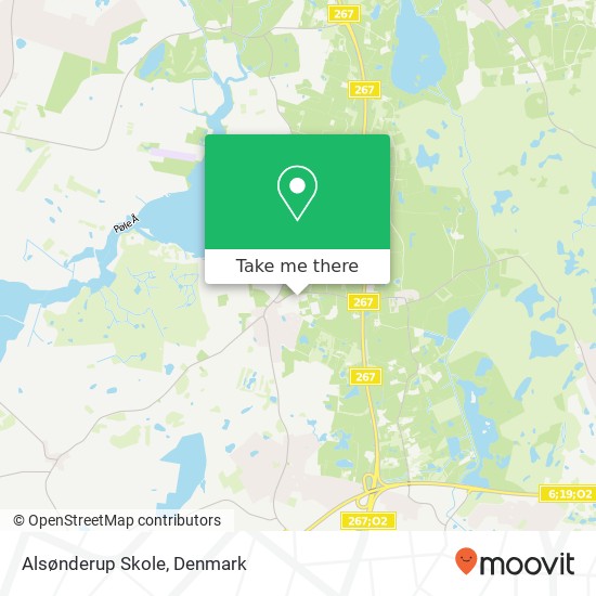 Alsønderup Skole map