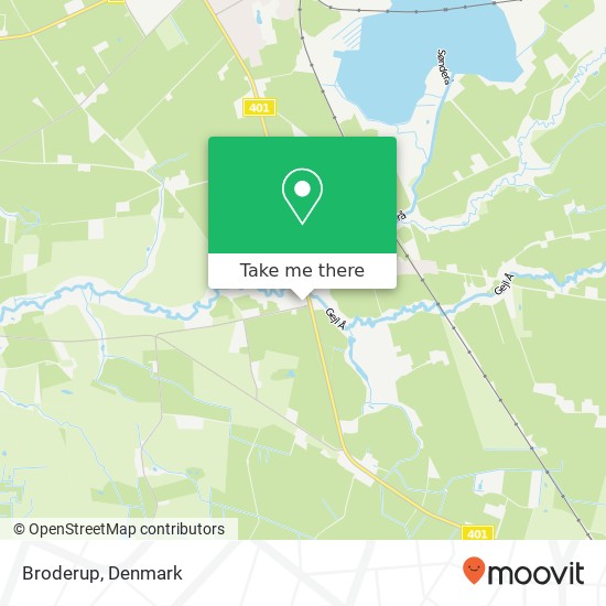 Broderup map