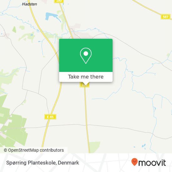 Spørring Planteskole map