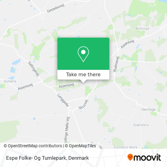 Espe Folke- Og Tumlepark map