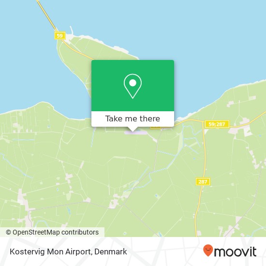 Kostervig Mon Airport map