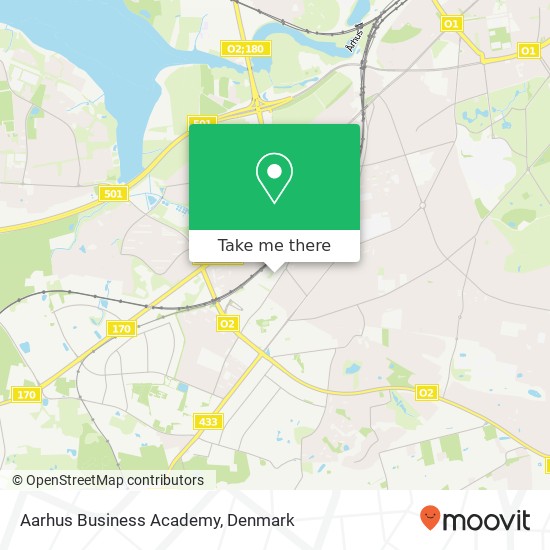 Aarhus Business Academy map