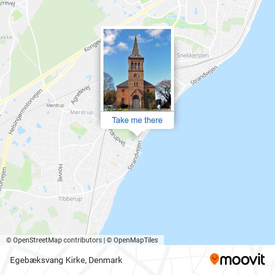 Egebæksvang Kirke map