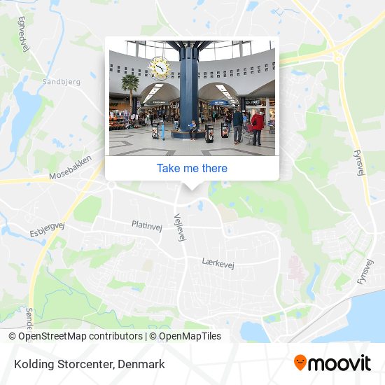 Kolding Storcenter map