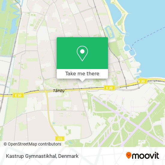 Kastrup Gymnastikhal map