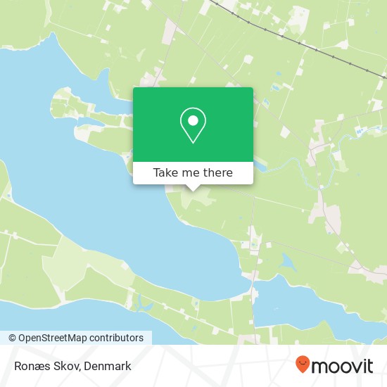 Ronæs Skov map