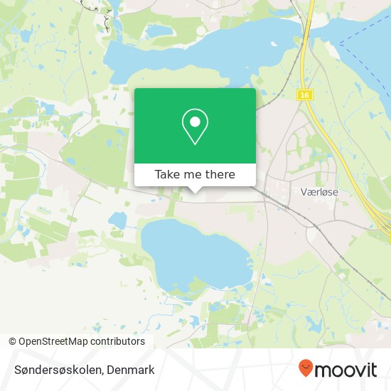Søndersøskolen map