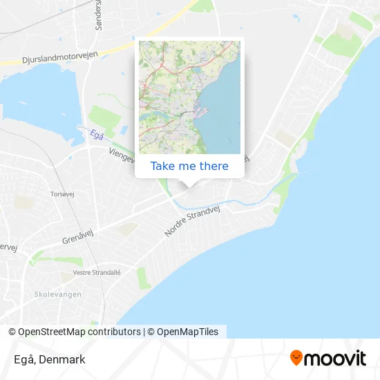 Egå map