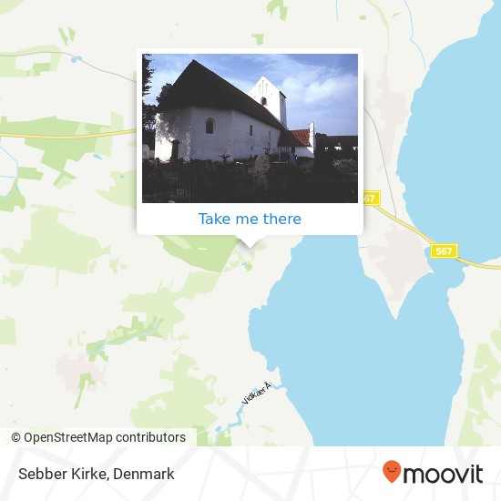 Sebber Kirke map